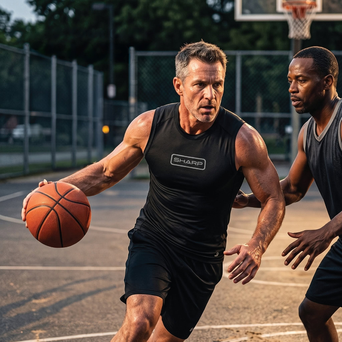 Adult Sleeveless Compression Shirt - Black