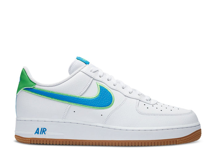 Nike Air Force 1 Low White Poison Green Photo Blue Gum