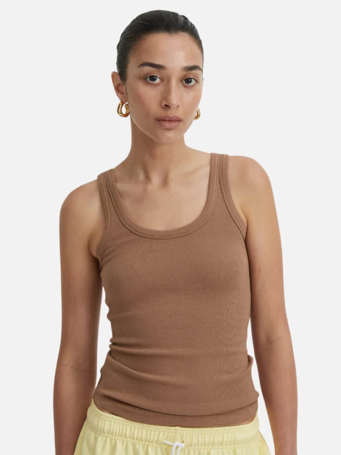 Antonia Tank - Coffee Tops BLANCA
