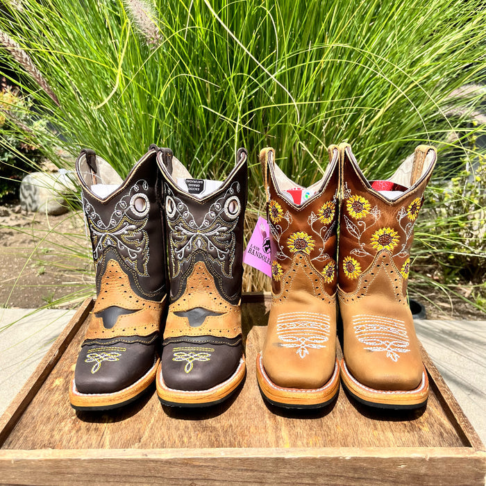 Bandoleros Boys Bull Square Toe Cowboy Boot