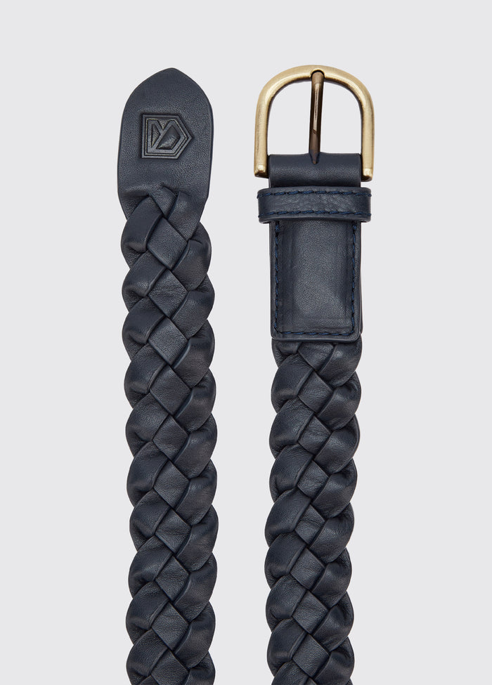Belmore Women's Leather Belt - Navy