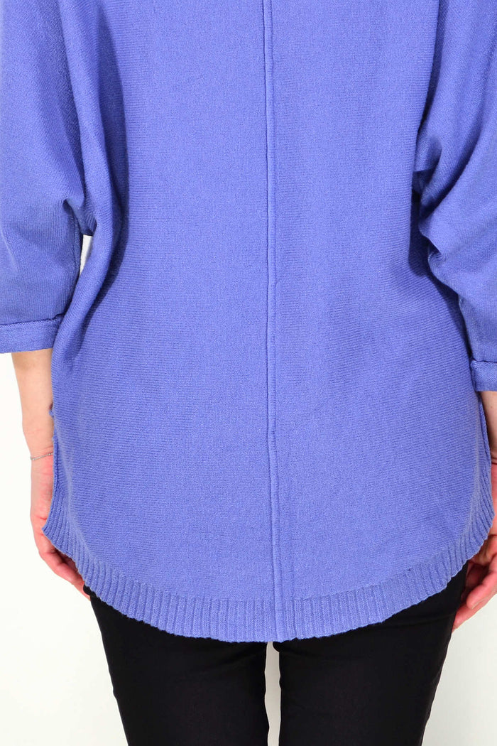 Blue Snuggle Up Tunic Jumper