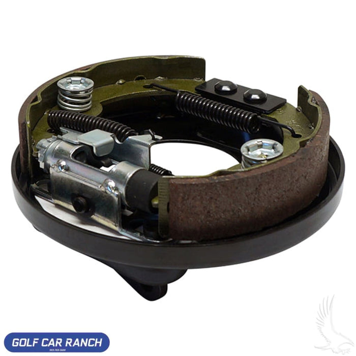 BRK-009 Brake Assembly Driver’s Side with Brake Shoes E-Z-GO BRAKE DRUM