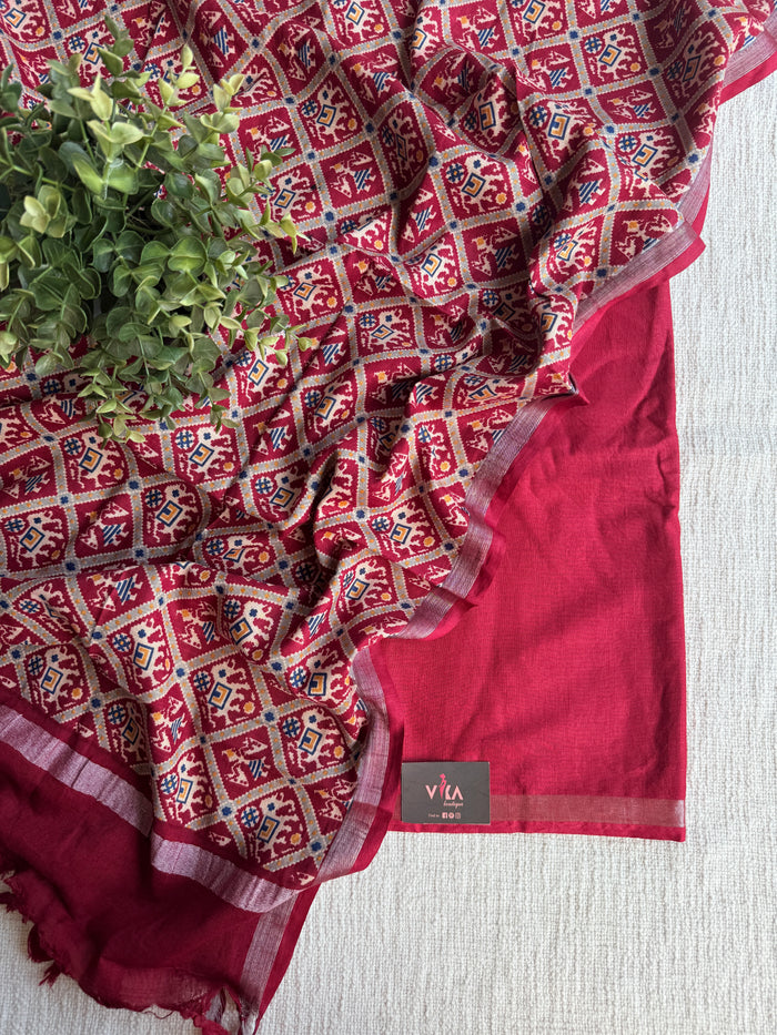Cotton linen salwar suit material