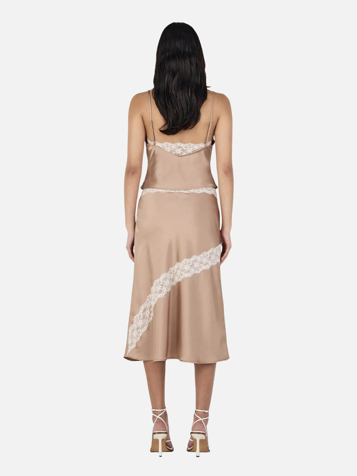 Deja Midi Skirt - Gold