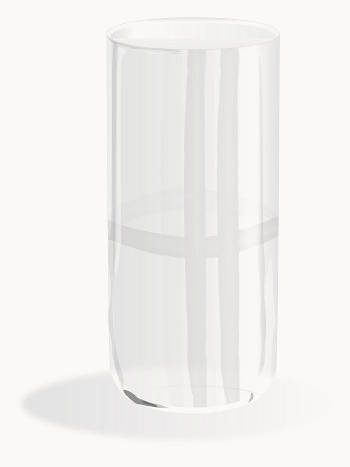 drink glass white lines 100% Capri design