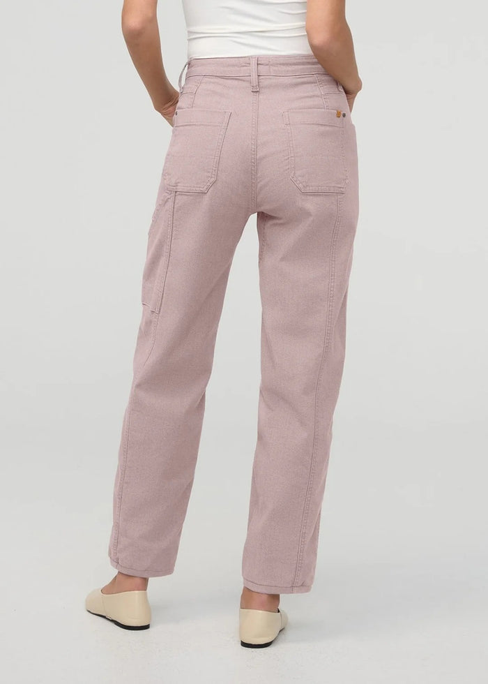 DUER STRETCH CANVAS UTILITY PANT CHALK WOMENS PANT