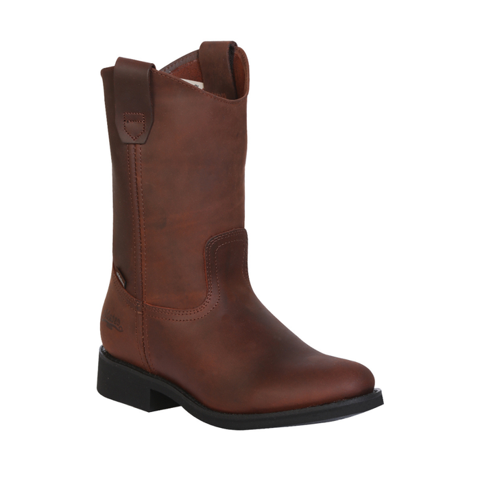 Establo Men's Work Boot - Leather Grasso - Brown 315
