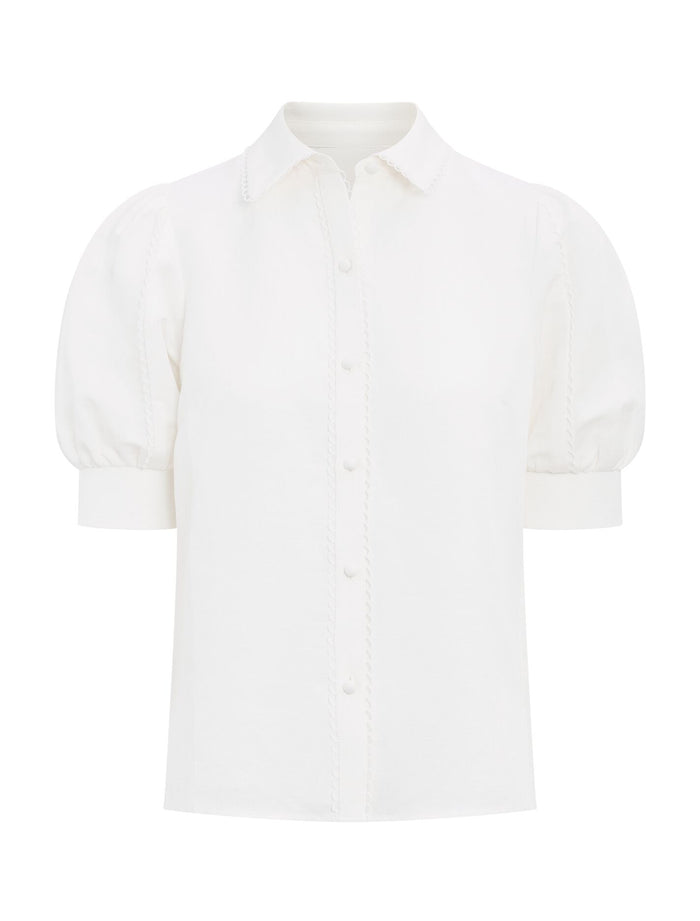 Finley Trim Detail Blouse Forever New