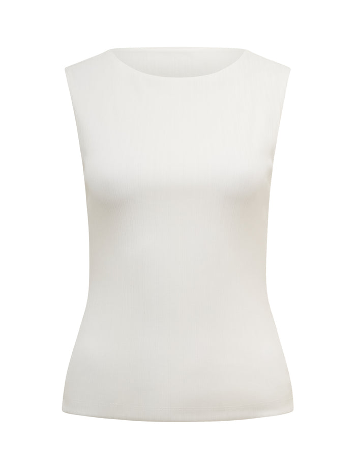 Frankie Boat Neck Tank Top Forever New