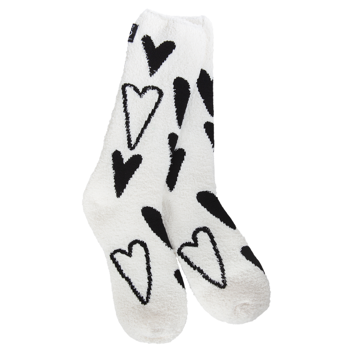 Holiday Valentine Cozy Crew - Black Heart