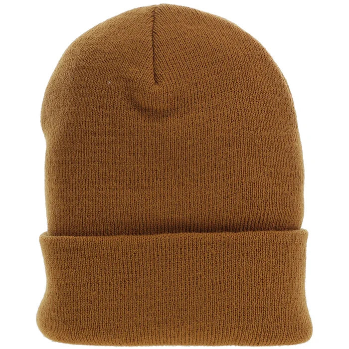"Hooey Beanie" Tan w/ White & Black