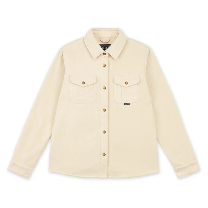 HOOKE POLAR FLEECE OVERSHIRT OATMEAL WOMENS FLEECE