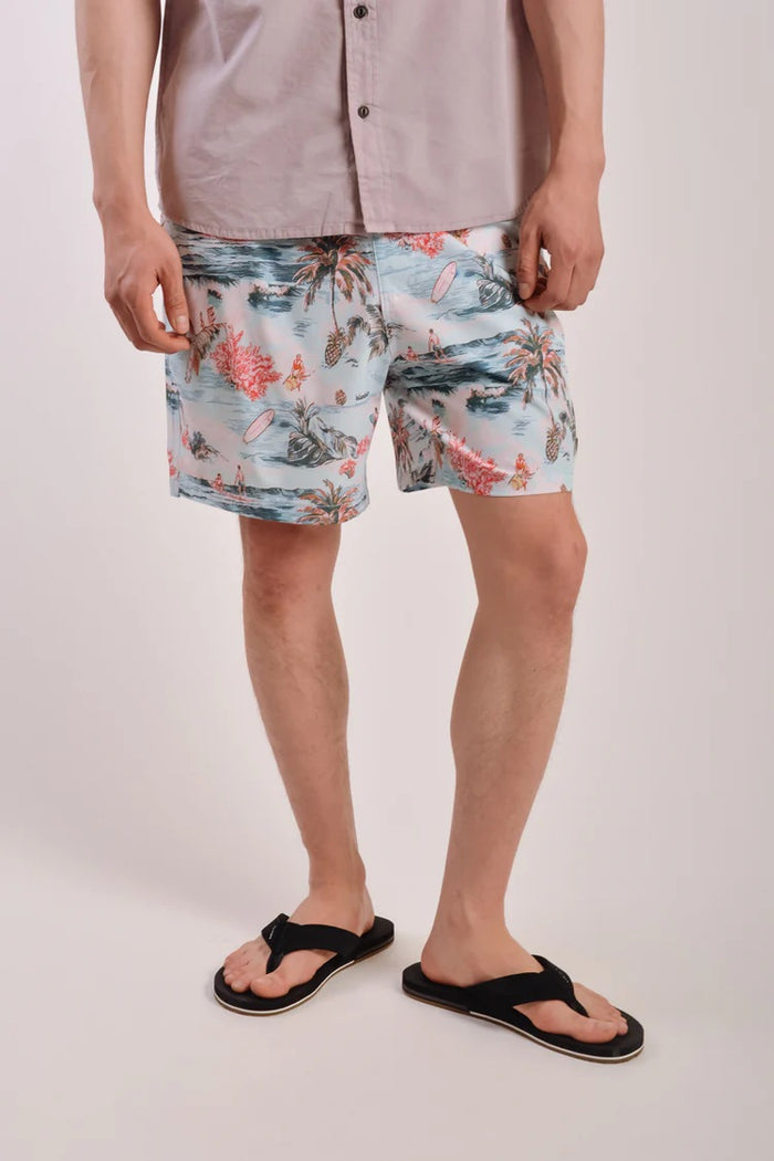 ISLAND HAZE VANUATU CREAM MENS SHORTS