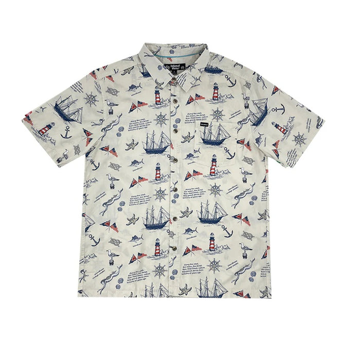 ISLAND HAZE VAVA MENS BUTTON DOWN SHORT SLEEVE SHIRT