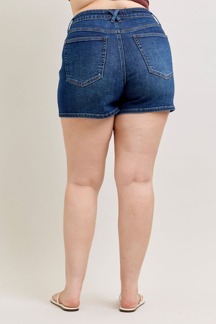Judy Blue High Waist Tummy Control Slim Short