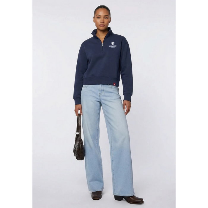 KC Current Women's Basic Print Quarter-Zip