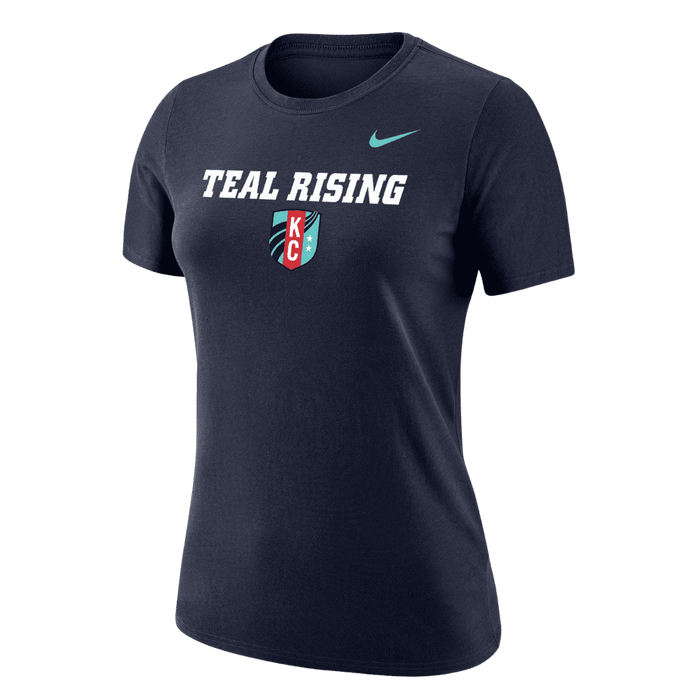 KC Current Women's Nike Teal Rising T-Shirt