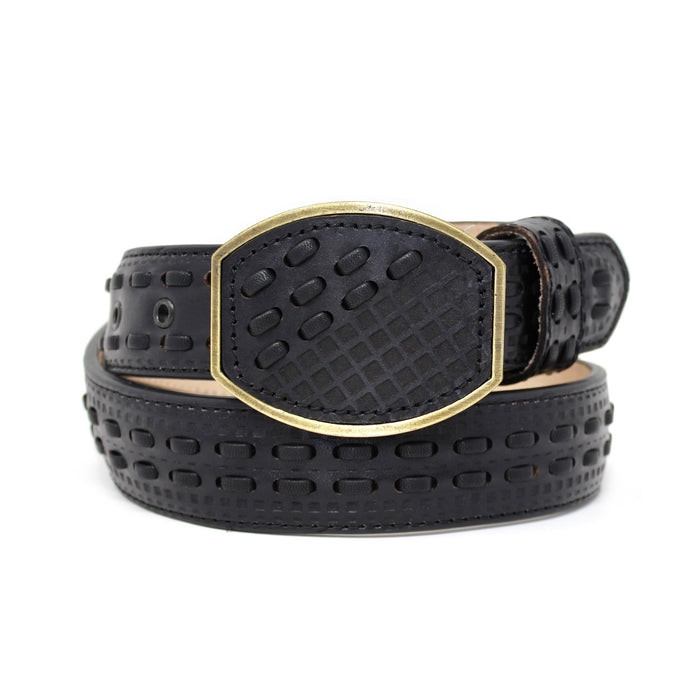 Leather Belt- Black