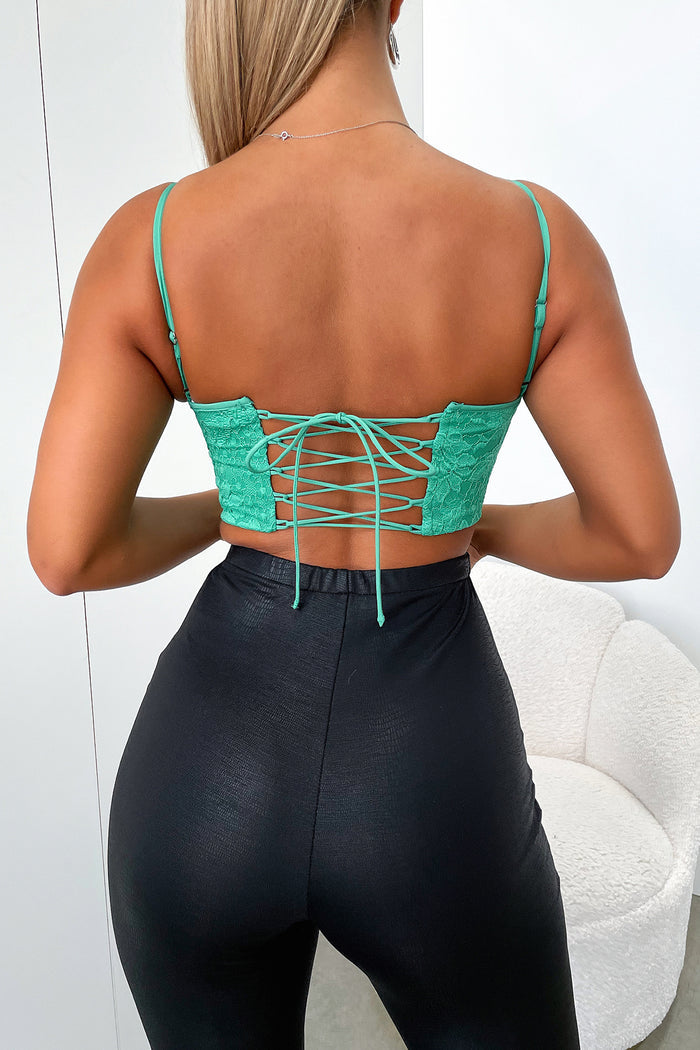 Marko Lace Corset - Green