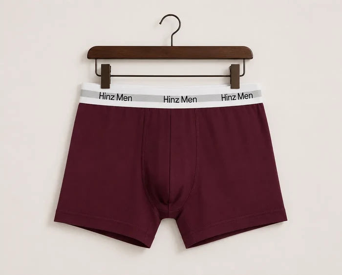 Men's Cotton Lycra Trunk Boxer Maroon