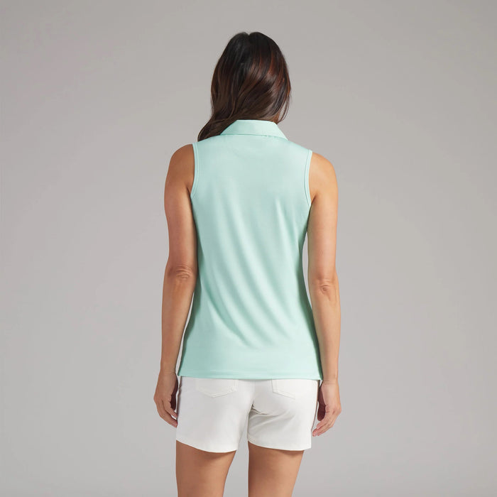 New Puma Women's Birdseye Sleeveless Golf Polo MSP$65