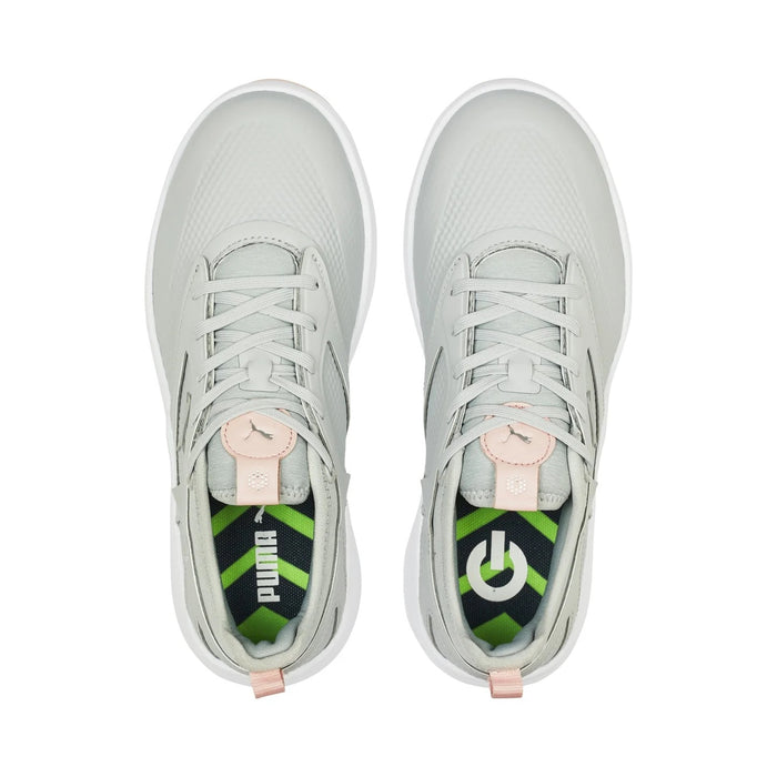 New Puma Women's Ignite Malibu Golf Shoes - Silver/Rose MSP$110