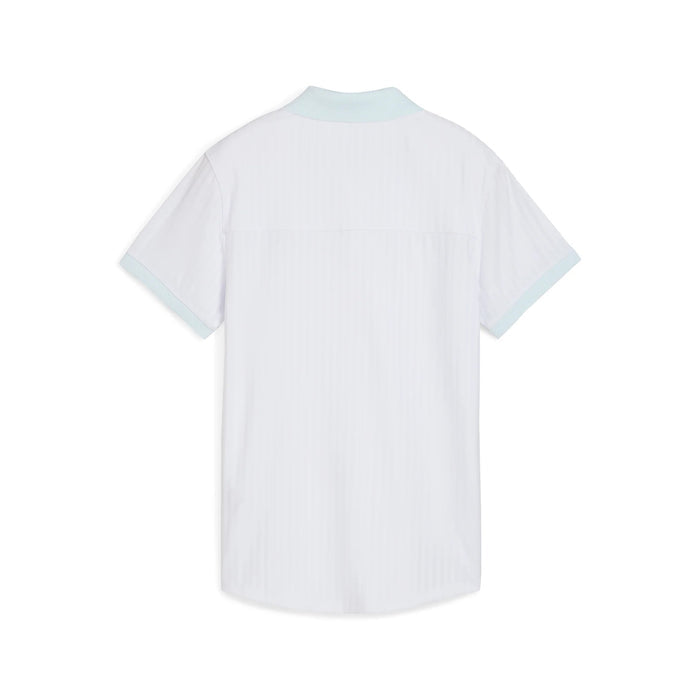 New Puma Women's MATTR Jaquard Stripe Short Sleeve Golf Polo MSP$
