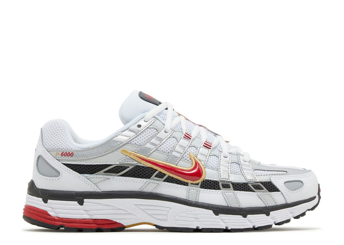 Nike P-6000 Platinum Varsity Red