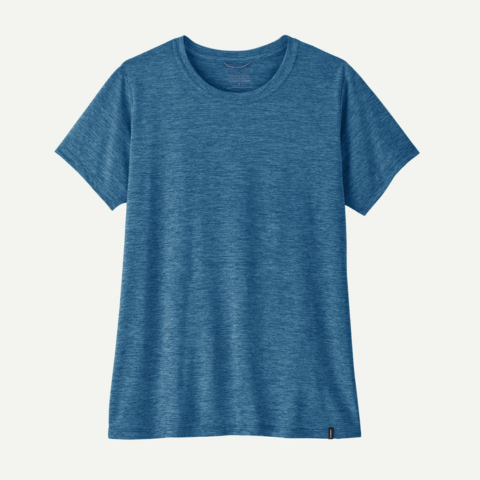 PATAGONIA CAPILENE COOL DAILY SHIRT AQUATIC BLUE - LIGHT AQUATIC BLUE X-DYE WOMENS SHIRT