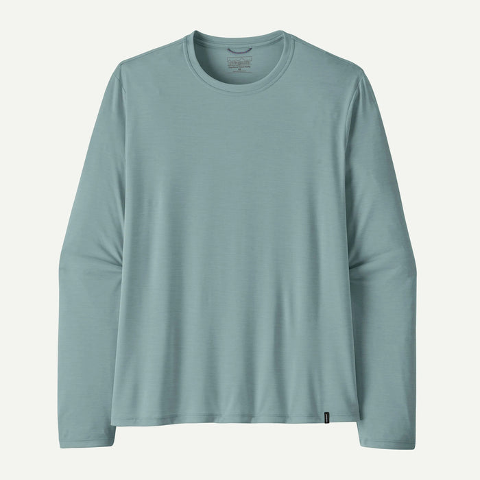 PATAGONIA LONG SLEEVED CAPILENE COOL DAILY SHIRT BLUE SAGE - LIGHT BLUE SAGE X-DYE MENS SHIRT