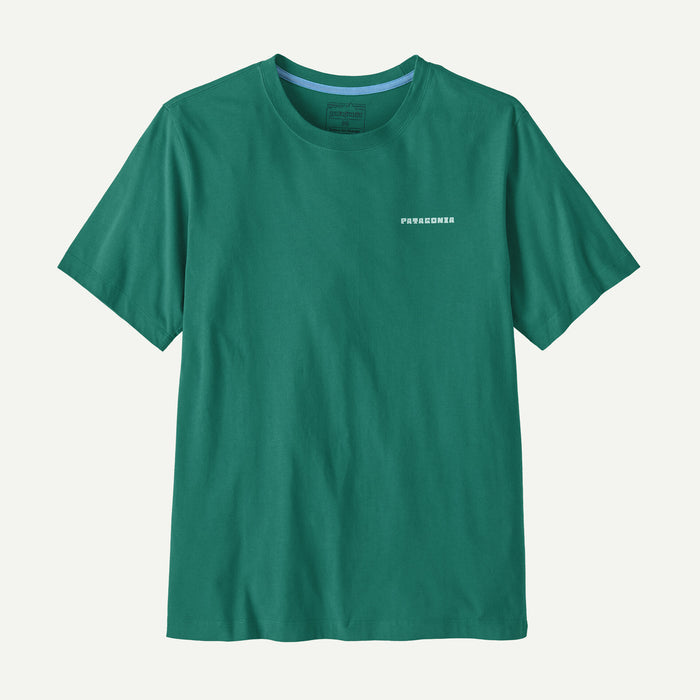 PATAGONIA MOTHER RAYS GEM GREEN MENS T-SHIRT