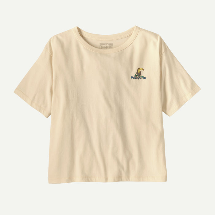 PATAGONIA PROTECT RAINFORESTS EASY CUT UNDYED NATURAL WOMENS T-SHIRT