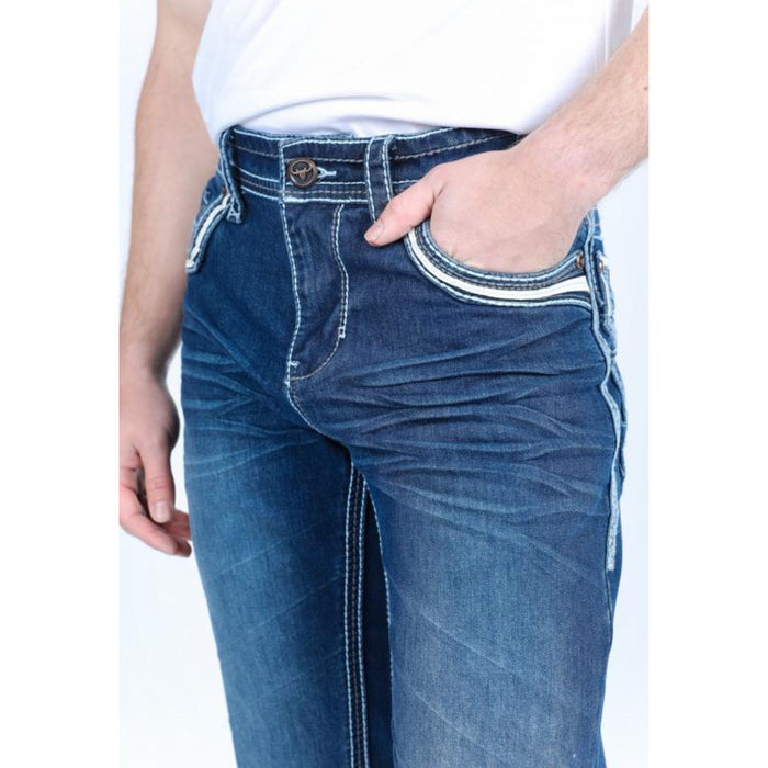 Platini Holt Men's Slim Boot Cut Jeans