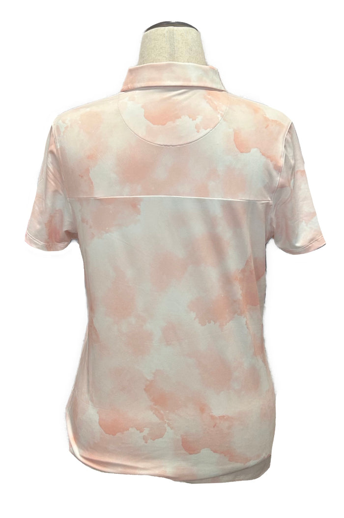 Puma Women's Peach Cloud Short Sleeve Golf Polo MSP$55
