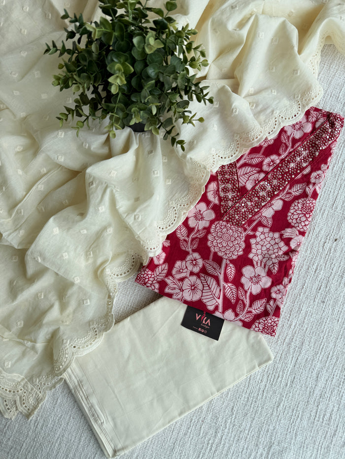 Pure cotton salwar suit set