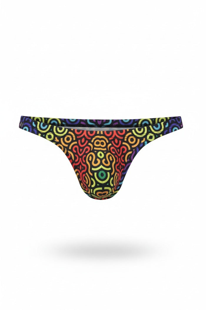 RAINBOW MAZE SWIM THONG