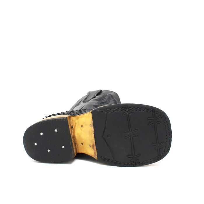 Ranchers Boys Square Toe Imitation Python Cowboy Boot