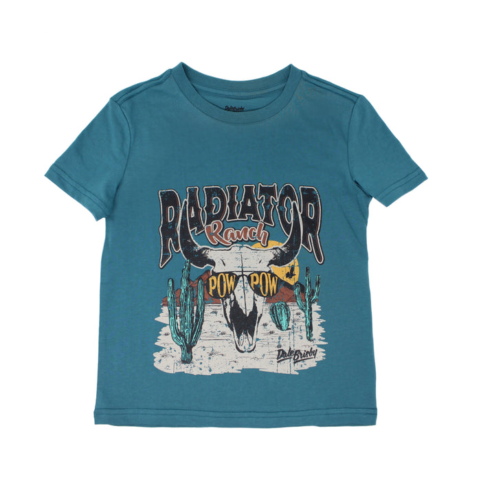 Rock & Roll Denim Dale Brisby "Radiator Ranch" Tee - Teal