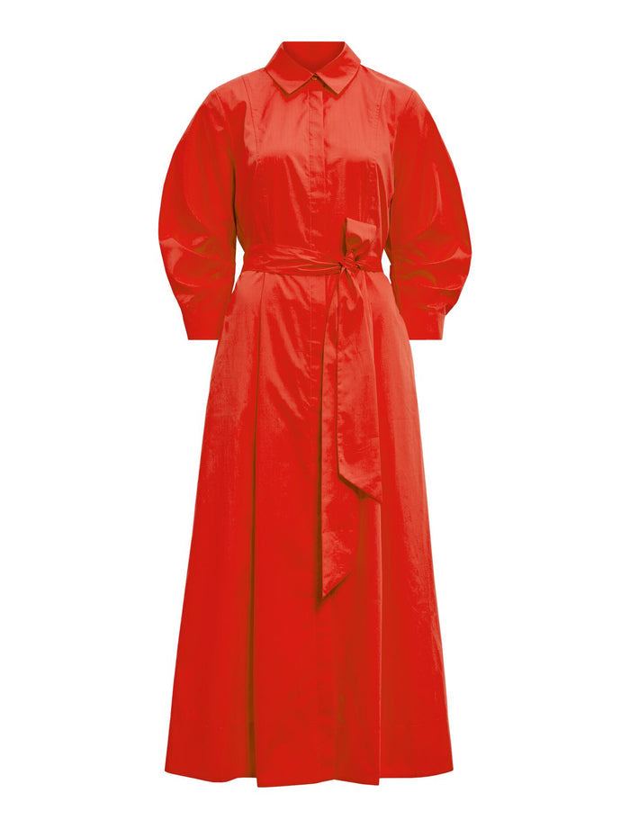 Sally Cotton Shirt Midi Dress Forever New