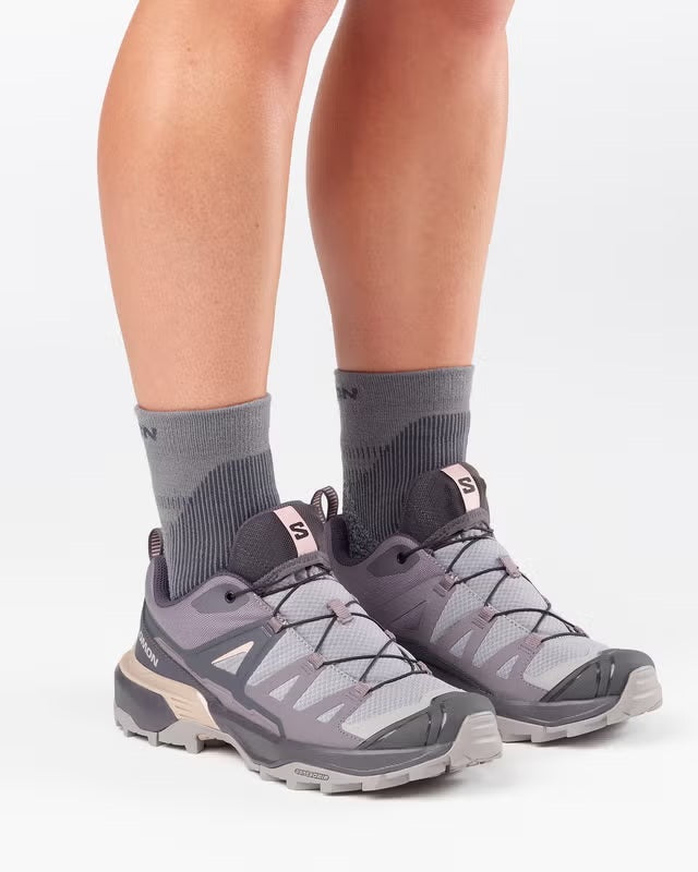 SALOMON X ULTRA 360 GULL/NINE IRON WOMENS HIKING SHOES
