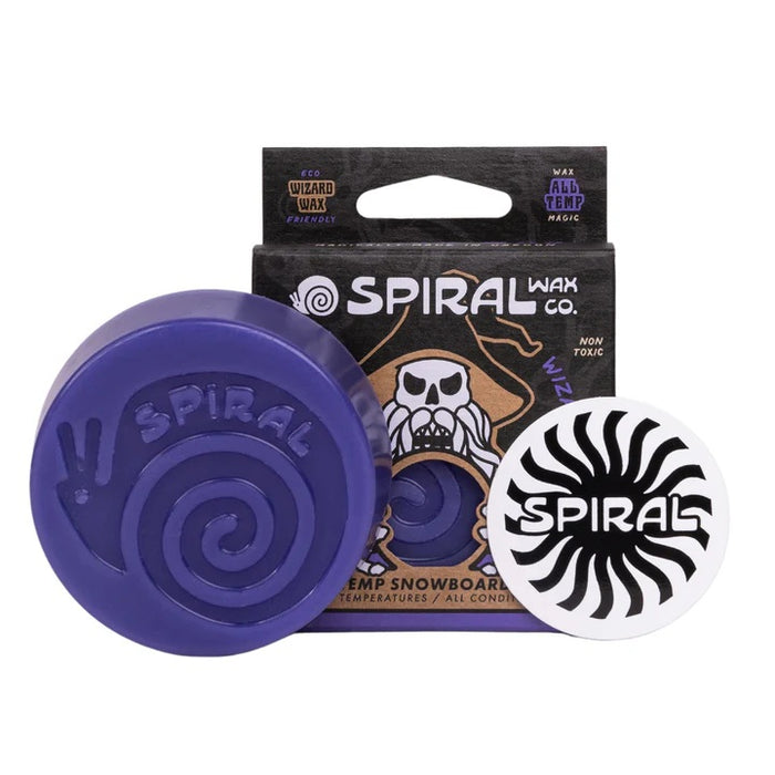 SPIRAL WAX WIZARD WAX ALL TEMP SKI & SNOWBOARD WAX