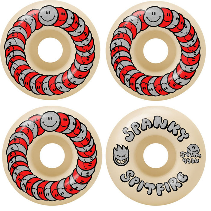 SPITFIRE FORMULA FOUR CLASSIC SPANKY HAPPY SKATEBOARD WHEELS