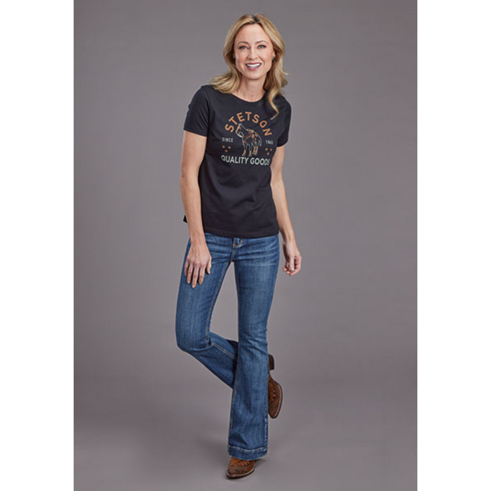 Stetson Women's Quality Goods Horse Graphic Tee
