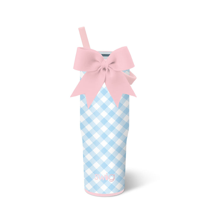 Swig TumblerTo-Go Gingham Leakproof 30OZ