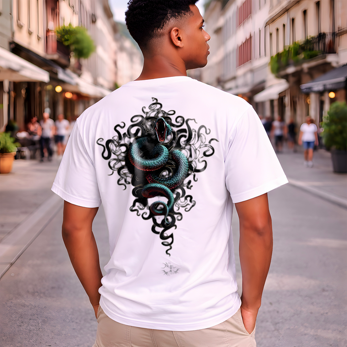 T-Shirt Oversize Serpent Mystique Noir