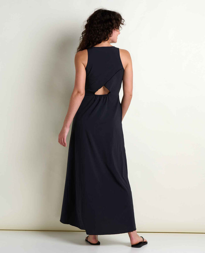 TOAD&CO SUNKISSED MAXI DRESS BLACK WOMENS DRESS