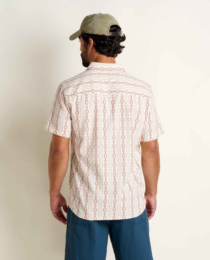TOAD&CO TREESCAPE SALT SHORT SLEEVE BUTTON DOWN MENS SHIRT