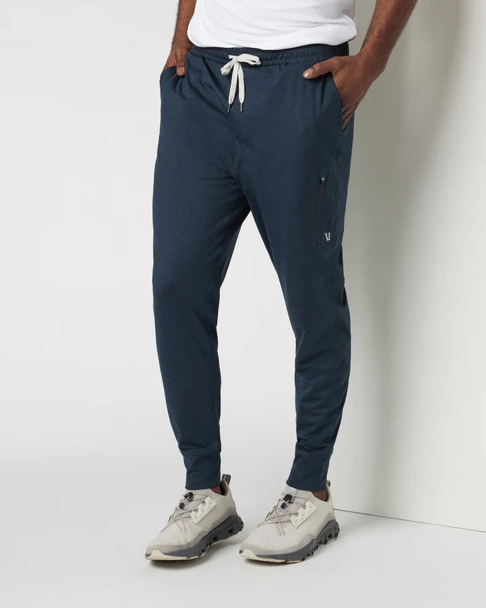 VUORI SUNDAY PERFORMANCE JOGGER 28" INK HEATHER MENS PANT