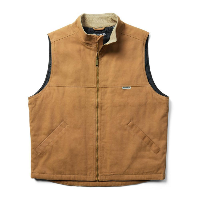 Wolverine Sherpa Collar Vest - Whiskey